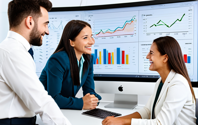 Data-Driven Marketing Success**

"A bright, modern office setting. A diverse team is analyzing data visualizations (graphs, charts) on large monitors, celebrating a successful A/B test result. Focus on collaboration and positive expressions. Everyone is fully clothed in business casual attire, appropriate for a professional environment. Perfect anatomy, correct proportions, natural poses. Safe for work, family-friendly, professional."

**