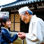 Emotional Marketing & Storytelling**

"A heartwarming scene depicting a small, family-run sake brewery in a rural Japanese setting. The head brewer, a kind-faced elderly man in traditional attire, is carefully inspecting the sake. His granddaughter, a young woman in modern clothing, is assisting him with a smile. Cherry blossoms are gently falling outside. Warm, inviting lighting. Depict emotion and heritage. fully clothed, safe for work, appropriate content, professional, modest, family-friendly, perfect anatomy, correct proportions, natural pose, well-formed hands, proper finger count, natural body proportions, high quality."

**