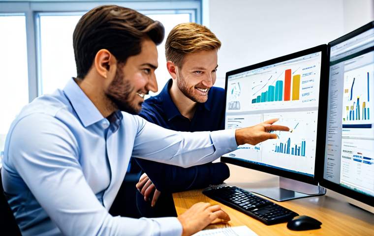 광고홍보사와 캠페인 관리 도구 사용법 - Campaign Management Software in Use**

"A diverse team of marketing professionals collaborating in a...