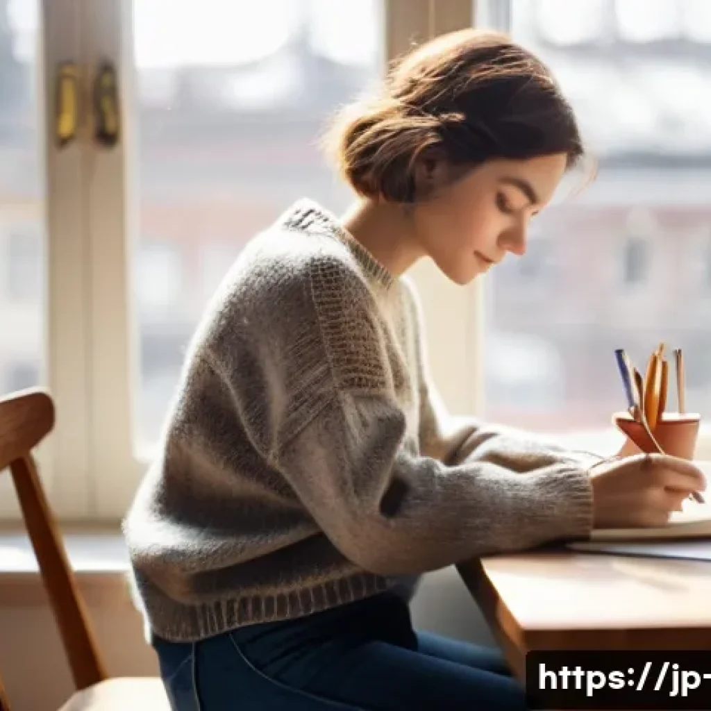 광고홍보사 자기소개서 작성 팁 - **Prompt for "Empathy and Storytelling":**
"A bright, naturally lit studio apartment, warm and i...