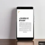 광고홍보사와 모바일 앱 광고 사례 - A sleek modern smartphone screen displaying a minimalist mobile advertisement with a single, bold pr...
